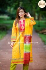 Bonolota - Premium 100% Cotton 3-Piece - Unstitched - Image 4