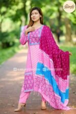 Mayabi - Premium 100% Cotton 3-Piece - Unstitched - Image 5