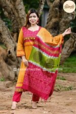 Meghla - Premium 100% Cotton 3-Piece - Unstitched